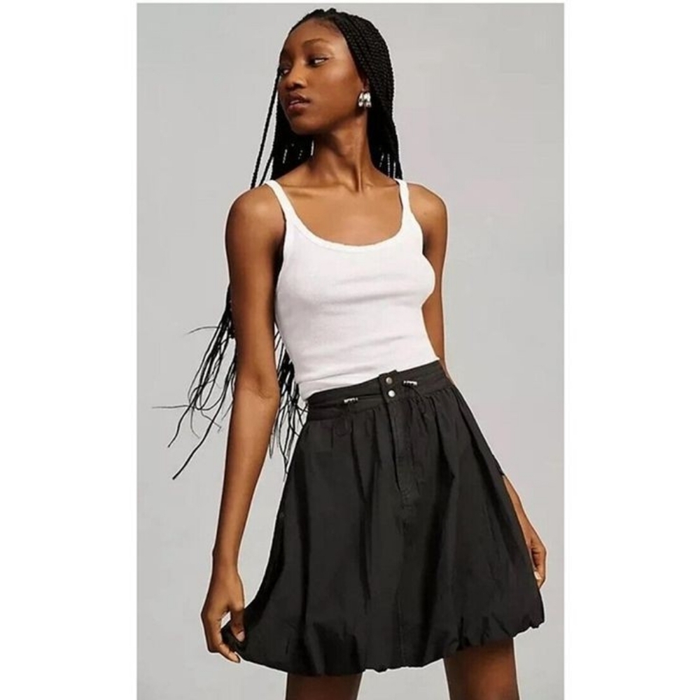 NWT Anthropologie Utility Bubble Skirt - 22